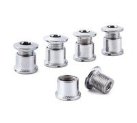 Uqezagpa 5pack Biciclette Guarnitura Disco Viti Biciclette Viti Ruota Catena Bulloni Corona Accessori Guarnitura Bicicletta a scatto fisso