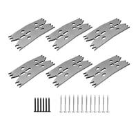 Uqezagpa 6pcs Lastra Cani di Bloccaggio per Strumenti di Lavorazione Del Legno Pizzico Cani Router Slitta Appiattimento lastre e panchine Cane Tenere premuto