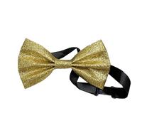 Uqezagpa Abbigliamento da festa da uomo Paillettes Fiocchi Cravatta Studente Sposi Unico Cravatta Camicia Abbellimento Per L'usura Del Partito E Celebrazioni Color, 1048 oro, Taglia unica