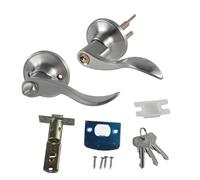 Uqezagpa Accessori stabili della mobilia dell'interno della maniglia di chiusura sicura della porta di alluminio per le camere da