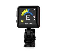 Uqezagpa Accordatore per chitarra professionale Clip-On Tuner con display LCD trasparente ricaricabile digitale sintonizzatore elettronico chitarra