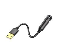 Uqezagpa Adattatore audio da USB a 3,5 mm, scheda audio esterna per PC, laptop, Dsktop Di più
