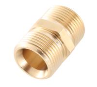Uqezagpa Adattatore connettore prolunga tubo idropulitrice ad alta pressione, M22-15mm M22-14mm adattatore maschio, M22-14 a 15MM maschio ottone