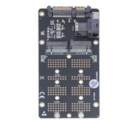 Uqezagpa Adattatore convertitore da NVME a SATA3 e SFF 8643 per trasferimento rapido dei dati e soluzione di archiviazione trasferimento dati ad alta velocità