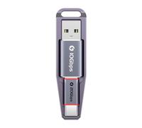 Uqezagpa Adattatore da USB a TypeC in alluminio con funzione OTG efficiente dispositivo USB a doppia testa per convertitori efficienti di ricarica e trasferimento dati
