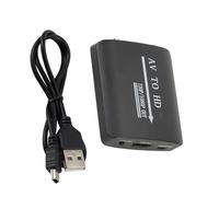 Uqezagpa Adattatore HDTV HDTV 1080P al convertitore CVBS per computer portatile compatibile con direzione singola
