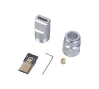 Uqezagpa Adattatore maschio USB 5Pin Connettore a saldare Shell in lega di alluminio per cavo da 4,0 mm a 6,0 mm per la riparazione