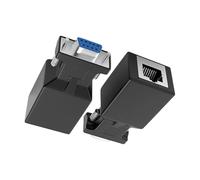Uqezagpa Adattatore RJ45 RS232 a RJ45 Ethernet convertitori per RS232 dispositivo Ethernet conversione fino a 20 m di trasmissione