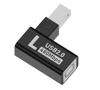 Uqezagpa Adattatore USB 2.0 da maschio a femmina, prolunga per connettività di stampanti e scanner, dati ad alta velocità