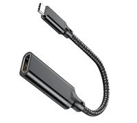 Uqezagpa Adattatore USB C in lega di alluminio Adattatore di trasmissione video 4K@30Hz Spine di risoluzione Play Funzionalità per telefoni portatili Plug and Play Convertitore di tipo C