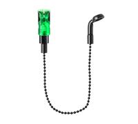 Uqezagpa Allarme linea di pesca sensibile catena antiscivolo portatili indicatori di pesca con reazione rapida gancio rack strumento notte allarme compatibile
