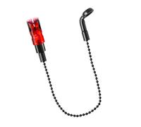 Uqezagpa Allarme linea di pesca sensibile catena antiscivolo portatili indicatori di pesca con reazione rapida gancio rack strumento notte allarme compatibile