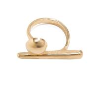 Uqezagpa Anelli di fiocco esagerati di colore oro e argento anelli a doppio fiocco da donna alla moda aperti regolabili gioielli aperti per coppie, Gold, come descritto, come descritto