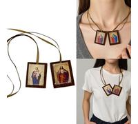 Uqezagpa Artistics Made Holy Protective Charm Pendant Enhancing Belief And Personalizza Stili Gioielli Accessorio Casual Wear Everyday Wear Pendant