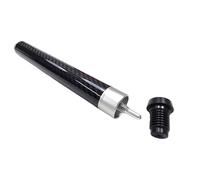 Uqezagpa Asta di prolunga ergonomica in fibra di carbonio per stecca da biliardo con impugnatura in lega di alluminio, adatta per controllo di precisione, pratica e estensione della stecca da biliardo