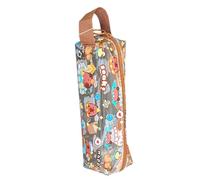 Uqezagpa Astuccio a forma di animale, astuccio per matite e matite, scatola trasparente, per il rientro a scuola, per ragazze Capybara, custodia estetica, trasparente, A