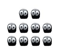 Uqezagpa Automotive Black Coal Car Decoration Funny Center Console Dashboard Decors Adesivo Sprites Ornamento Nero Carbone Decorazione Auto Adesivo Carino Fuliggine Sprites Ornamento Divertente Centro
