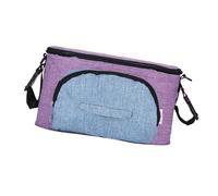 Uqezagpa Baby Travel Essential Caddys Con Cinghia Passeggini Accessori Universali Organizzatori Con Portabicchiere Baby Organizer, Viola, One Size