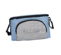 Uqezagpa Baby Travel Essential Caddys Con Cinghia Passeggini Accessori Universali Organizzatori Con Portabicchiere Baby Organizer, Blu, One Size