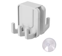 Uqezagpa Bagno Ventosa Doccia Porta Gancio Sopra Porta di Vetro Doccia Asciugamano Rack Doppio Lato Asciugamano Vestiti Appeso Gancio Bagno Accappatoio Gancio