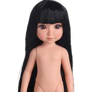 Uqezagpa Bambola Smaltata da 12 Pollici con Texture Realistica della Pelle E Materiali Sicuri per I Bambini Giochi Ruolo Interattivi Giochi Finzione con La Bambola