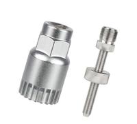 Uqezagpa Biciclette Estrattore Movimento Centrale 20T Guarnitura Lockring Manicotto Strumento di Riparazione Durevole Chiave Installazione Strumento di Rimozione Guarnitura Lockring Sleeve