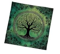 Uqezagpa Big Tree Pattern Tarocchi Tovaglia Divinazioni Carta Tovaglia Astrologia Stregoneria Deck Cloth Decorazione Grande Albero Modello Tarocchi Carta Tovaglia Spirituale Deckcloth