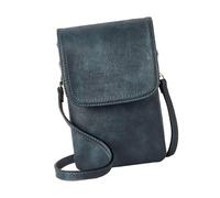 Uqezagpa Borsa a tracolla in pelle PU Portafoglio per telefono Multi Tasca Borsa a tracolla Tracolla Tracolla Regolabile per Carta di Contanti Dispositivi Mobili Portafoglio Telefono Moda Etica, Blu