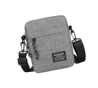 Uqezagpa Borsa a tracolla in tessuto sottile universitario impermeabile piano permanente scomparti multipli tracolla ergonomica modificabile per borsa da viaggio quotidiana, grigio