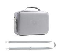Uqezagpa Borsa da viaggio per attrezzi con protezioni complete, con design spazioso, contiene cavo remoto e adattatore di ricarica, bianco