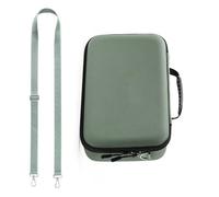 Uqezagpa Borsa da viaggio per attrezzi con protezioni complete, con design spazioso, contiene cavo remoto e adattatore di ricarica, Verde