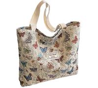 Uqezagpa Borsa di Tela Versatile Per Le Donne Professionali Undearm Pack Grande Capacità Borsa A Tracolla Con Tasche Interne Accessorio Per Le Donne Lavoratrici, D, One Size