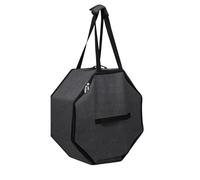 Uqezagpa Borsa organizer per cappelli, custodia da viaggio di grande capacità, con maniglia per il trasporto, facile da trasportare, custodia da viaggio da cowboy