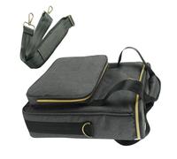 Uqezagpa Borsa per il trasporto di dischi in vinile pesante, leggera, impermeabile, per un facile trasporto, in vinile antipolvere