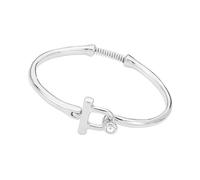 Uqezagpa Bracciale minimalista in lega con design comodo con gancio a molla, per occasioni casual o formali, casual e formale, regolabile, Misura unica, come descritto