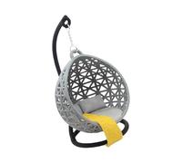 Uqezagpa Camera da letto sospesa amaca sedia mobili in miniatura accessori modello gioco di ruolo arredamento altalena casa delle bambole casa delle bambole cestino appeso