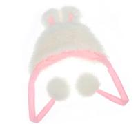 Uqezagpa Cappello invernale più caldo per feste di Natale, regali di personalità, coniglietti, cappelli per viaggi e giochi con pellicce morbide