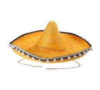 Uqezagpa Cappello Sombrero messicano fatto a mano da piccolo a grande per feste in Spagna Mexicanos cappello di paglia Fiesta cappelli