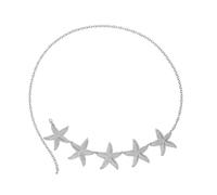 Uqezagpa Catena per la vita di lunghezza regolabile Catena di metallo di durevolezza Catena del corpo di vacanza degli oceani per il festival, Dimension110cm/43.3in, Ferro