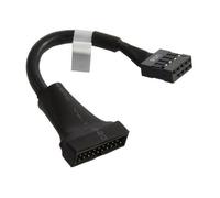 Uqezagpa Cavo adattatore da USB 3.0 a USB 2.0, 20 pin da USB 3.0 a USB 2.0 a 9 pin, per connettività desktop e laptop