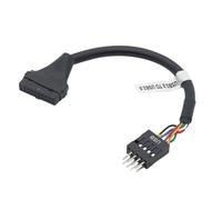 Uqezagpa Cavo adattatore per scheda madre adattatore da USB 3.0 a USB 2.0 da maschio a 9 pin femmina convertitore versatile