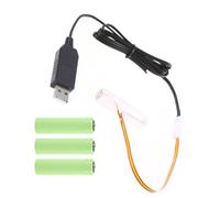 Uqezagpa Cavo convertitore per batteria LR6 da USB 5 V2A a 6 V 1 A, elimina la necessità di 4 batterie LR6 da 1,5 V nel telecomando del giocattolo