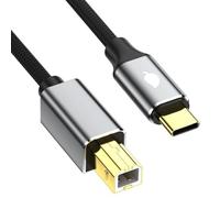 Uqezagpa Cavo Tipo C da USB C A USB B Controller Stampante Connessione velocità per Vari Dispositivi Cavo Dati Stampante