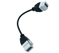 Uqezagpa Cavo USB3.0 USB3.0 A femmina a maschio adattatore inserto montaggio a pannello per presa a muro pannello piastra frontale