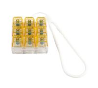 Uqezagpa Chiaro 9 Keycaps Interruttore Giocattolo Tester Portachiavi Feedback Tattile Per Ansia Sollievo Ufficio E Viaggi Giocattolo Tastiera Accessorio Regalo