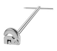 Uqezagpa Chiave idraulica regolabile Strumento per tubi per lavello, bagno e rubinetto, riparazione scarico manutenzione con manico ergonomico