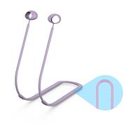 Uqezagpa Cinghia anti-smarrimento per 2 cuffie in silicone morbido da appendere al collo corda impermeabile a prova di sudore auricolare sportivo cordino auricolare moda auricolare anti-perdita cavo