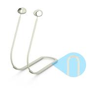 Uqezagpa Cinghia anti-smarrimento per 2 cuffie in silicone morbido da appendere al collo corda impermeabile a prova di sudore auricolare sportivo cordino auricolare moda auricolare anti-perdita cavo