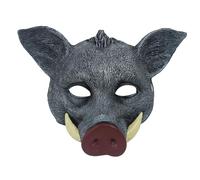 Uqezagpa Cinghiale animale di Halloween per carnevale in maschera pieno viso per cosplay viso cinghiale