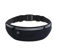 Uqezagpa Cintura in vita da corsa Marsupio Nascosto Borsa portaoggetti riflettente Cintura da corsa multifunzionale Vita traspirante, Piccolo, Size approx.43x10cm/16.93x3.93in